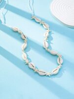 1pc Woven Shell Waist Chain, Summer Holiday Beach Style Body Chain, Suitable For Surfing, Pool Party, Summer Jewelry - Image 2