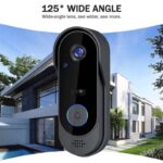Wireless Wi-Fi Video Doorbell Camera Smart Home Security With Chime 2.4G WiFi Only Smart WIFI Video Doorbell Camera -Security Wireless Camera with Night Vision, Two-Way Audio, 3000mAh battery, Real-Time Notifications, Cloud Storage, widely Use, Modern Doorbell Design | Durable Build Quality, Commercial Security Solution For Factories, Apartments, Offices, Hotels - Image 3