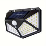 100LED Induction Light, Solar Charging, Outdoor, Intelligent Light Induction, Automatic Brightness Adjustment, Courtyard Wall Light on All Sides of The Human Body Induction Wall Lamp Outdoor Light