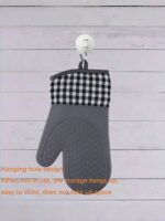 1PC Heat Resistant Silicone Anti Scald Oven Gloves For Microwave Baking Kitchen Home - Image 2