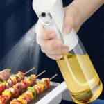 1pc Oil Spray Bottle Kitchen Household Barbecue Olive Oil Cooking Oil Spray Pot Atomization Fat Reduction Oil Spray Artifact Oil Spray Pot Dispenser Refillable Spritzer Bottle For Outdoor BBQ Cooking Kitchen Supplies