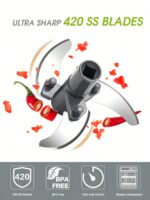 1pc Kitchen Vegetable Chopper,Multi-Functional Manual Food Processor Vegetable Chopper, Portable Hand Pull String Garlic Mincer Onion Cutter For Veggies, Ginger, Fruits, Nuts, Herbs, Etc., (500ml, 900ml Two Sizes Available)Grey, Christmas - Image 9