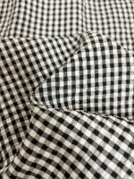 SHEIN Frenchy Women's Plaid Print Round Neck Tank Top And Elastic Waist Pants 2 Pieces Set,Lace Trim Suit, Contrasting Trim Design Suit,Black And White Checkered Suit,Non-Stretch Crepe Fabric,Casual Trouser Suit,Summer Outfits For Women,Summer Clothes,Women's Summer Set ,Elegant And Intellectual Dressing,Pring Outfit Women,Casual, Minimalist, Commute ,Retro French Stylebeach Set,Summer Holiday Outfits,Vacation Outfits For Women Resort - Image 6