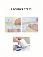 1 Roll Waterproof Sealing Tape, PVC Self-Adhesive Sealant Strip, Mold-Proof Sealing Strip For Kitchen And Bathroom Sink, Home Decor Vinyl Sticker, Party Decorations, Birthday And Graduation Gifts Wall Decor Room Decor Stickers - Image 9