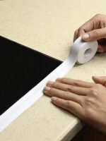 1 Roll Waterproof Sealing Tape, PVC Self-Adhesive Sealant Strip, Mold-Proof Sealing Strip For Kitchen And Bathroom Sink, Home Decor Vinyl Sticker, Party Decorations, Birthday And Graduation Gifts Wall Decor Room Decor Stickers - Image 7