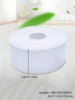 1 Roll Waterproof Sealing Tape, PVC Self-Adhesive Sealant Strip, Mold-Proof Sealing Strip For Kitchen And Bathroom Sink, Home Decor Vinyl Sticker, Party Decorations, Birthday And Graduation Gifts Wall Decor Room Decor Stickers - Image 8