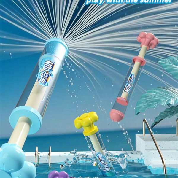 1pc Firework Water Gun, Children's Toy, Large Capacity Pump-Type Water Blaster, Ideal For Beach, Backyard, Garden, Pool, Outdoor Activities, Parties, Water Play, Portable, Party Game, Kids Water Play, Children's Birthday/Holiday Gift (Some Colors Random)