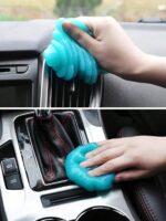 Car Cleaning Gel, Reusable Soft Gel For Dust Removal, Non-Electric Multi-Purpose Cleaning Tool For Keyboard, Car Interior, Air Vents, And Home Use – Magic Cleaning Rubber For Efficient Household And Vehicle Cleaning, Please Note That The Packaging And Color Of One Size Fits All Are Random, And If The Quality Is Not Very Good, Try To Choose Specifications Of 160g And 200g - Image 2