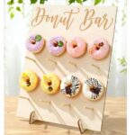 16-Hole Wooden Donut Display Stand, Home Donut Display Rack, Party Food Display Shelf, Birthday Wedding Family Gathering Food Stand, Donut Display Wooden Rack, Thanksgiving Christmas 2025 New Year Party Kitchen Cooking Rack - Image 3