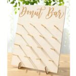 16-Hole Wooden Donut Display Stand, Home Donut Display Rack, Party Food Display Shelf, Birthday Wedding Family Gathering Food Stand, Donut Display Wooden Rack, Thanksgiving Christmas 2025 New Year Party Kitchen Cooking Rack - Image 5