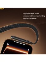 65W-240W Foldable Fast Charging Cable With Adjustable Phone Stand, Dual Type-C & USB-C Super Fast Charging, Bend-Proof Design, Compatible With Apple 15-17 Series, S, Suitable For Car And Home Use - Image 7