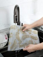 4pcs Waterproof Refrigerator Mats - Moisture-Proof, Anti-Slip, Washable And Reusable. Made Of EVA Material With A Novel Lemon Pattern. Suitable For Refrigerator And Kitchen Decor.Door Mat,Personalised Gift,Kitchen Essential,Tools,Kitchen Gadgets,Kitchen Essentials,Sushi,Cuisine,,Kitchen ,Kitchen - Image 8