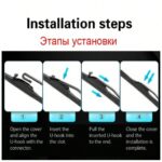 Car Wiper Blade For Auris Europe Touring Sports 2013-2018 Windshield Front Window Wiper Auto Accessories - Image 7