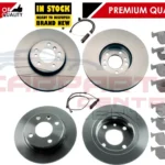 FOR BMW X5 E53 3.0 D 3.0i 00-06 FRONT & REAR BRAKE DISC DISCS PADS SENSORS