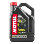 Motul 5000 10W-40 4T Motorcycle Engine Oil 10W40 4L + 1L FREE = 5 Litres 5L - Image 3
