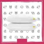 Snug Blissful Bedtime Pillows 2 Pack Breathable Medium Soft Support Eco Friendly - Image 3