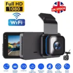 Car Camera Recorder WIFI Dual Front and Rear HD 1080P Dash Cam Night Vision UK