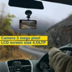 Dual Lens Touch Screen Car Dash Cam with Rear Camera 4" HD Display Night Vision - Image 8