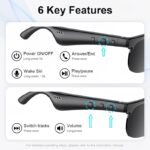 Smart Glasses with Wireless HIFI Headphones, Dual Speaker, Touch Control, Rechargeable Lithium Battery, USB Type-C Charging, Ideal for Music and Calls, Wireless Headphones|Modern Eyewear|Wireless Connectivity, Wireless Headphones - Image 10