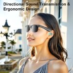 Smart Glasses with Wireless HIFI Headphones, Dual Speaker, Touch Control, Rechargeable Lithium Battery, USB Type-C Charging, Ideal for Music and Calls, Wireless Headphones|Modern Eyewear|Wireless Connectivity, Wireless Headphones - Image 4