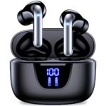 Wireless Earphone, Wireless 5.3 Headphones, 13MM Horn, Long Time Playtime, Type-C Fast Charging Case, Stereo Wireless In-Ear Headphones for Iphone And Android In-Ear Headphones, Gaming Business Sports Headset Ear Microphone