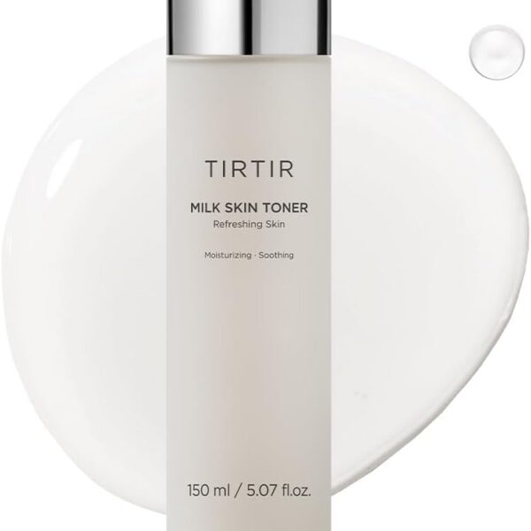 TIRTIR Milk Skin Rice Toner - Deep Moisturizing, Hydrating and Refreshing for face, Niacinamide, Ceramide, Rice Bran Extract, Nature-Oriented Ingredients, Korean Skin Care, Vegan (150ml, Original)