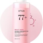 Anua Peach 77 Niacin Essence Toner, Gentle Exfoliating & Radiant Facial Essence, Hydrating & Soothing Toner, Niacinamide, Ceramide, Panthenol, Makeup Prep for Glass Skin, Korean Skincare, 250ml
