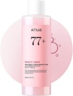 Anua Peach 77 Niacin Essence Toner, Gentle Exfoliating & Radiant Facial Essence, Hydrating & Soothing Toner, Niacinamide, Ceramide, Panthenol, Makeup Prep for Glass Skin, Korean Skincare, 250ml