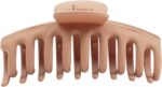 JOYOYO 4 Pcs Hair Claw Clips Hair Clips for Women and Girls Thick Hair - Natural Colors Lightweight Non-slip with Comb Teeth Strong Hold Large Size 4.3 Inch - Image 5