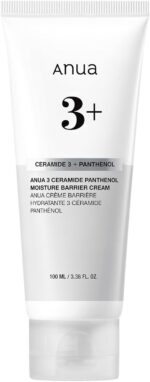ANUA 3 Ceramide Panthenol Moisture Barrier Cream, Hydrating Face Moisturizer for Normal Skin, Panthenol, Ceramide, Centella for Skin Barrier Non Comedogenic, Korean Skincare, 100ml/3.38fl. oz. - Image 2