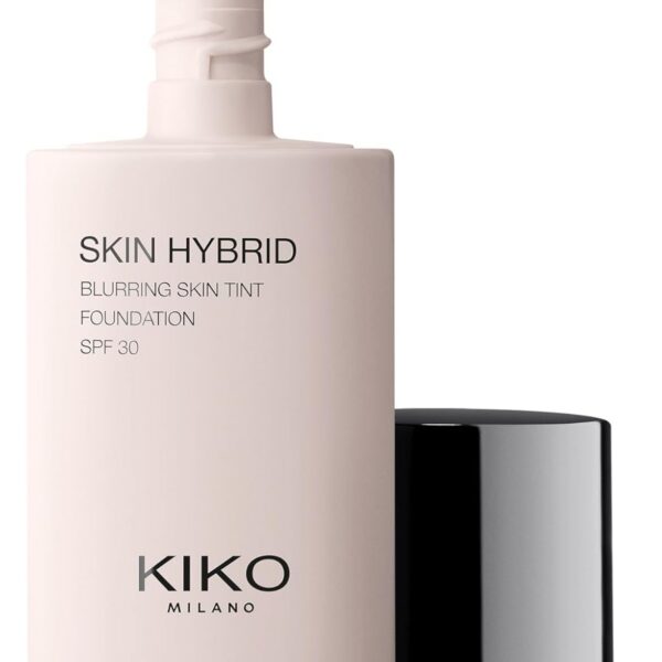 KIKO Milano Skin Hybrid Blurring Skin Tint Foundation 02, Perfecting Facial Fluid, 24-Hour Wear. Blurring Effect, Spf 30