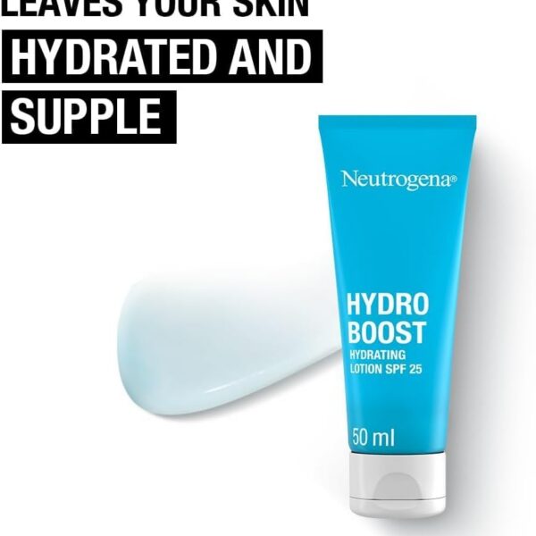 Neutrogena Hydro Boost City Shield Hydrating Face Lotion SPF 25, Protects Against Pollution and Sun Damage, with Hyaluronic Acid and Antioxidant for Radiant Skin, Broad Spectrum, 50ml