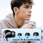 Wireless Earphone, Wireless 5.3 Headphones, 13MM Horn, Long Time Playtime, Type-C Fast Charging Case, Stereo Wireless In-Ear Headphones for Iphone And Android In-Ear Headphones, Gaming Business Sports Headset Ear Microphone - Image 2
