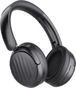 Bluetooth Headphones with Active Noise Cancelling (ANC), Wireless Over Ear Bluetooth Headsets with 35H Playtime, HiFi Stereo Foldable Headphones with Foam Ear Cups for Sports, Travel, Black