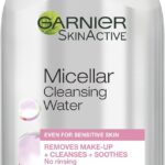 Garnier Micellar Cleansing Water 700ml, Gentle face cleanser & Make up Remover, Suitable For All Skin Types Including Sensitive Skin, Soothing Formula, Dermatologically Tested