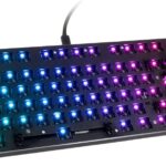 GLORIOUS Gaming GMMK TKL 85%, Barebones (Frame Only) - Mechanical Gaming Keyboard, Per Key RGB, Hotswap & Customisable - European/International ISO Layout - Black