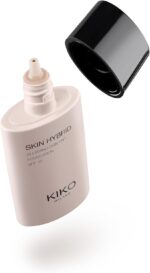 KIKO Milano Skin Hybrid Blurring Skin Tint Foundation 02, Perfecting Facial Fluid, 24-Hour Wear. Blurring Effect, Spf 30 - Image 3