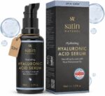 Satin Naturel High-Dose Hyaluronic Serum 50 ml – Organic Hyaluronic Acid Facial Serum – Anti-Aging Moisturizing Serum – Vegan – 24h Hydration – Facial Care...