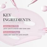 medicube Jelly Gel Mask with Salmon DNA PDRN Pink Collagen | Overnight Face Mask for Glass Glow Skin | Elasticity, Hydrating, Firming and Moisturizing | Korean Skincare, 28g x 4ea - Image 6