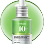 Anua Azelaic Acid 10 Hyaluronic Redness Soothing Serum, Facial Serum for Sensitive Skin, Hyaluronic Acid, Niacinamide, Spot Care, Natural Colour, Vegan, Korean Skincare (30 ml / 1.01 fl oz.)