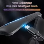 Smart Glasses with Wireless HIFI Headphones, Dual Speaker, Touch Control, Rechargeable Lithium Battery, USB Type-C Charging, Ideal for Music and Calls, Wireless Headphones|Modern Eyewear|Wireless Connectivity, Wireless Headphones - Image 7