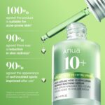 Anua Azelaic Acid 10 Hyaluronic Redness Soothing Serum, Facial Serum for Sensitive Skin, Hyaluronic Acid, Niacinamide, Spot Care, Natural Colour, Vegan, Korean Skincare (30 ml / 1.01 fl oz.) - Image 7