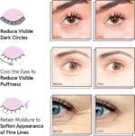 Under Eye Mask - Reduce Dark Circles, Puffy Eyes, Undereye Bags, Wrinkles - Gel Under Eye Patches, Vegan Cruelty-Free Self Care by grace and stella (24 Pairs, Gold) - Image 6