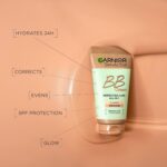 Garnier SkinActive Classic Perfecting All-in-1 BB Cream, Shade Classic Medium, Tinted Moisturiser SPF 15, Brightens and Evens Skin, With Hyaluronic Acid, Aloe & Mineral Pigments, 50 ml , Pack of 1 - Image 5