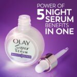 Olay Super Serum Night Repair, Hydrating Face Serum with Niacinamide, Peptide, Anti-Ageing & Brightening Skincare for a Youthful Glow, 30ml - Image 2