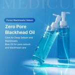 medicube Zero Pore Blackhead Cleansing Oil | Makeup Remover for all skin types, Daily Moisture Facial Cleanser, Low-Irritation | Korean Skin Care 205 ml - Image 2