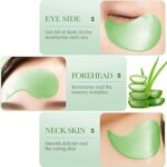 60 Pairs Aloe Vera Under Eye Patches, Collagen Eye Mask for Dark Circles, Puffiness, Wrinkles & Fine Lines, Hydrating & Soothing Anti-Aging Skincare... - Image 6