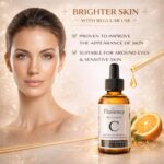 Big 2.11oz. Organic Vitamin C Serum for Face. Anti-Dark Spots, Wrinkles Skin Repair Serum with Hyaluronic Acid, Vitamin C & Niacinamide. All-in-One Brightening, Anti Aging Facial & Eye Area Skincare - Image 4