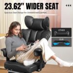 COMHOMA Big and Tall Office Chair Heavy Duty Executive Desk Chair with Footrest, Ergonomic High Back PU Leather Swivel Reclining Computer Chairs for Home - Image 8