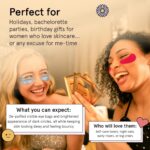 Under Eye Mask - Reduce Dark Circles, Puffy Eyes, Undereye Bags, Wrinkles - Gel Under Eye Patches, Vegan Cruelty-Free Self Care by grace and stella (24 Pairs, Gold) - Image 5
